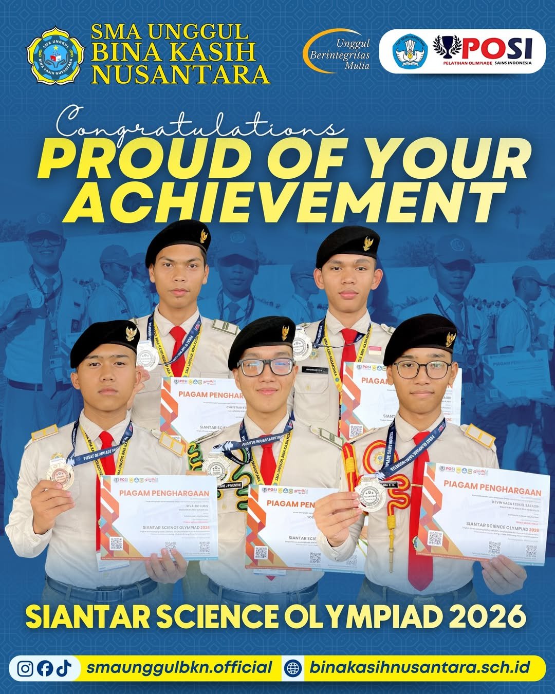 Prestasi Gemilang pada Siantar Science Olympiad 2026.