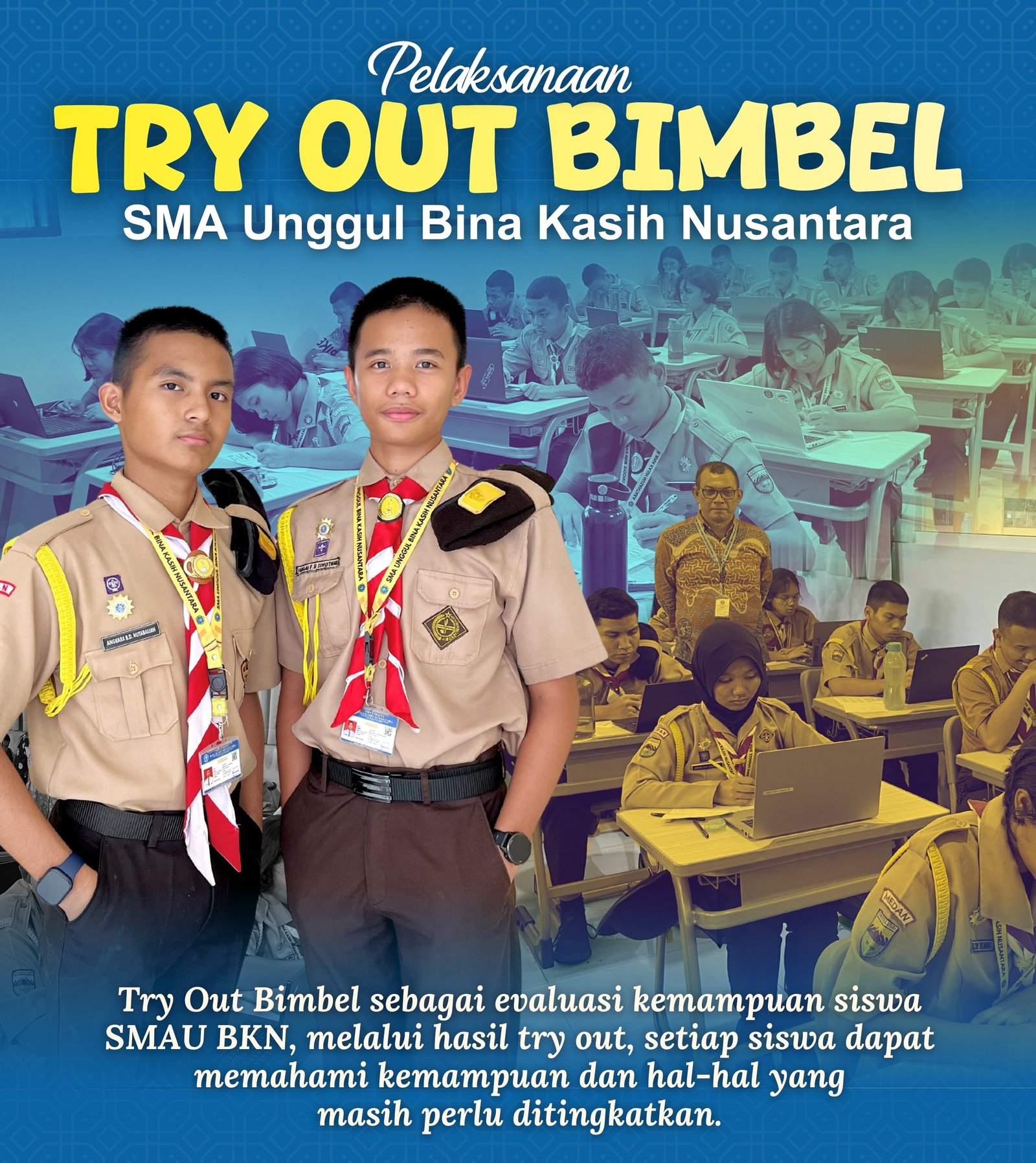 Pelaksanaan Try Out Bimbel Sistem CAT (Computer Assisted Test)