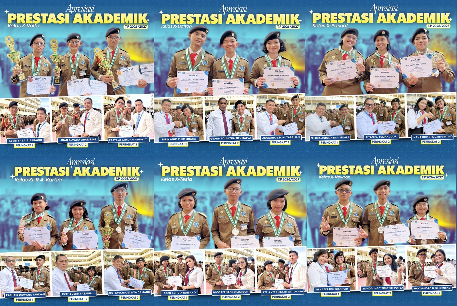 Apresiasi Prestasi Akademik Kelas X